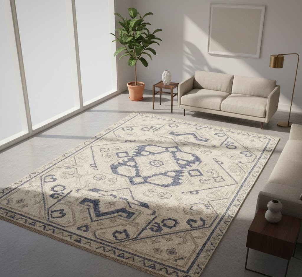 Minimalistisch Scandinavisch tapijt